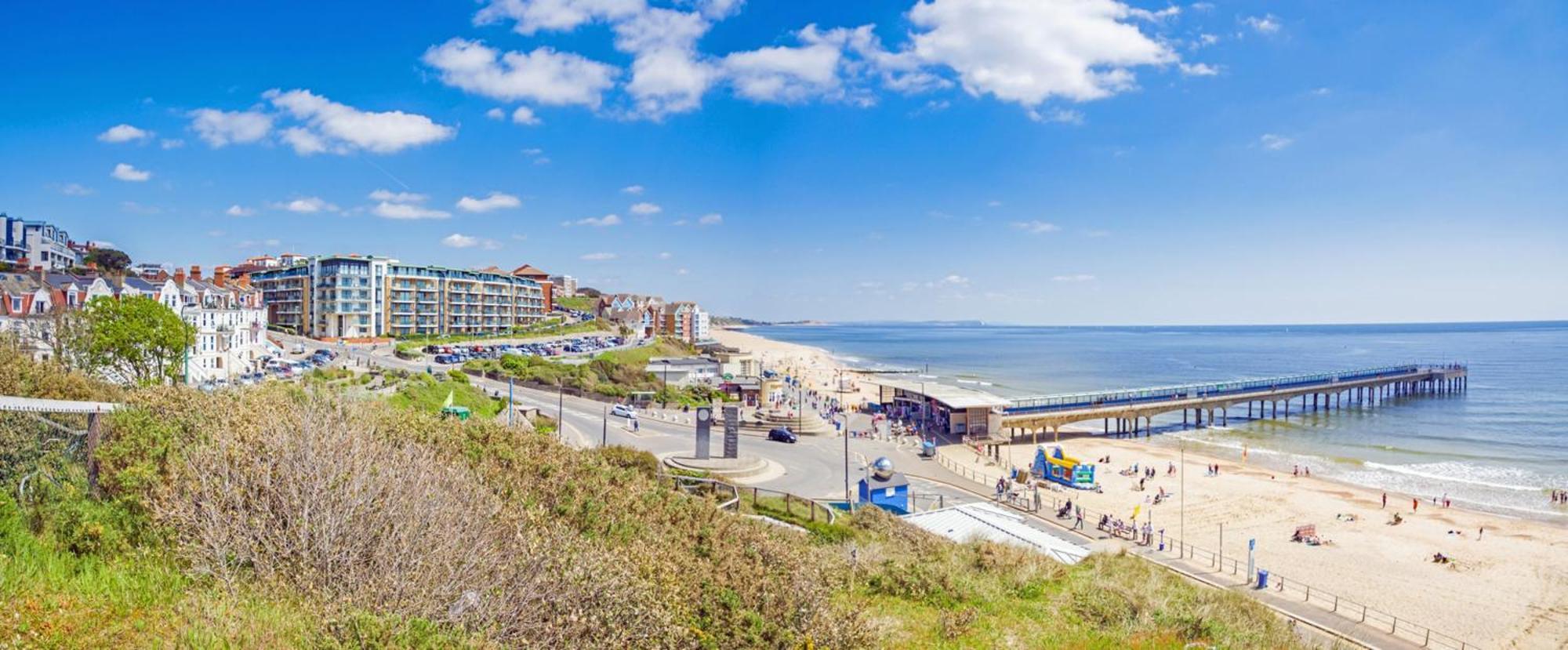 Bournecoast - Clifftop Apartment With Garden -Fm827 Борнмут Экстерьер фото